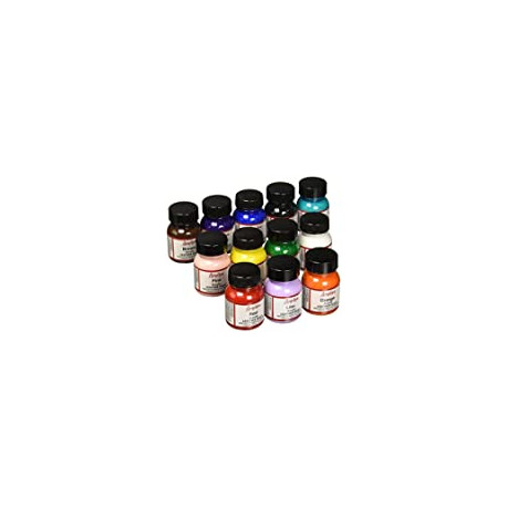 Leather Paint Set of 12 1 oz