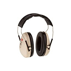 Ear Protectors, NRR 21dB, Ideal for Machine Shops and Power Tools, Beige