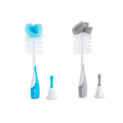 2 Count Sponge Bottle Brush with Nipple Brush