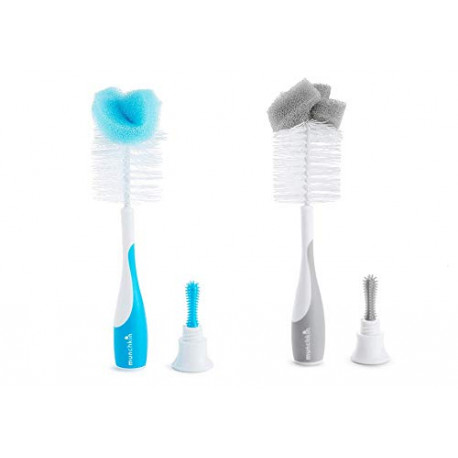 2 Count Sponge Bottle Brush with Nipple Brush