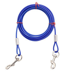 Dog Leashes, Tie-Out Cable Steel Wire