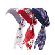 3 Pack Women Vintage Silky Turbans