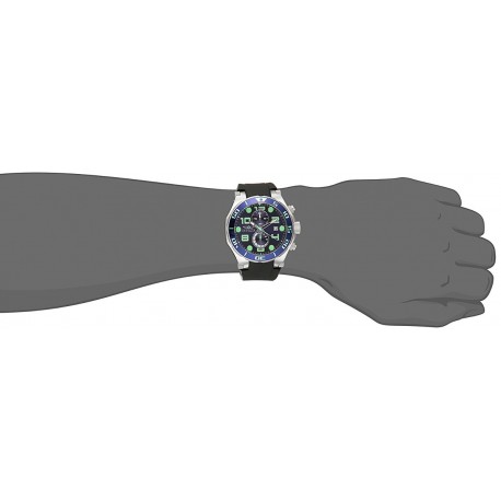 17813 Pro Diver Analog Display Quartz Black Watch