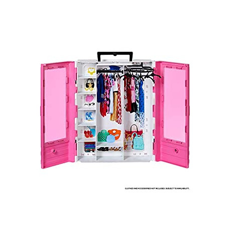 Barbie Fashionistas Ultimate Closet Portable Fashion Toy for 3 to 8 Year Olds