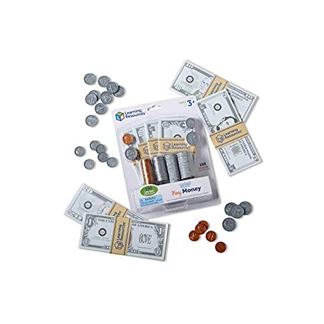 Play Money for Kids, Counting, Math, Currency, 150 Pieces