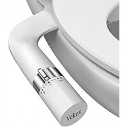 Non-Electric Dual Nozzle (Posterior/Feminine Wash) Fresh Water Sprayer Bidet for Toilet