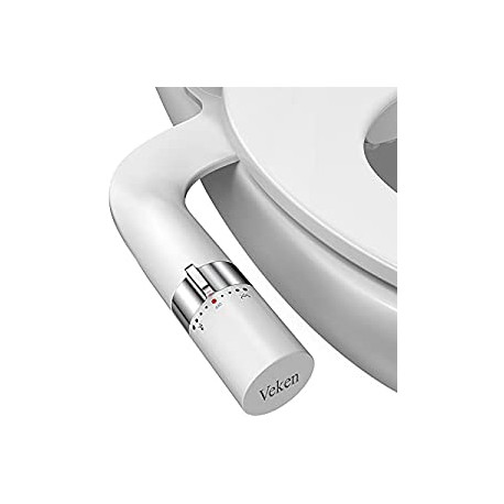 Non-Electric Dual Nozzle (Posterior/Feminine Wash) Fresh Water Sprayer Bidet for Toilet