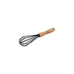10" Silicone Whisk with Wood Handle