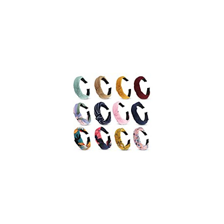 12 Pieces Knotted Headbands for Womens Headbands