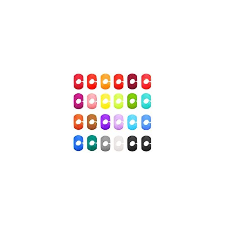 24 Pieces Glass Charms Markers, Silicone Glass Markers, Charms Markers