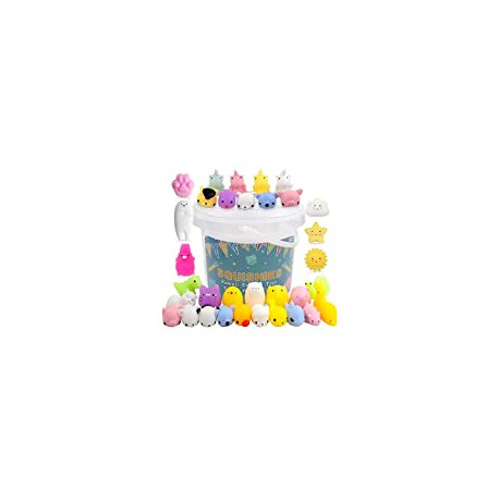 25 Pack Mochi Squishy Toys Mini Animal Squishies