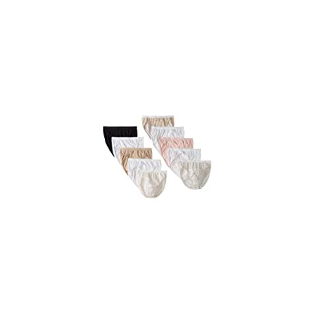 Women's Soft Cotton Tagless Hi Cut Panty, Multiple Packs
