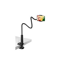 Phone Holder Stand for Bed: Tryone Flexible Arm Adjustable Cell Phones Mount