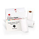 White Self-Adhesive Thermal Paper, Glossy Printable Sticker Paper for Phomemo M02/M02 Pro/M02S/M03