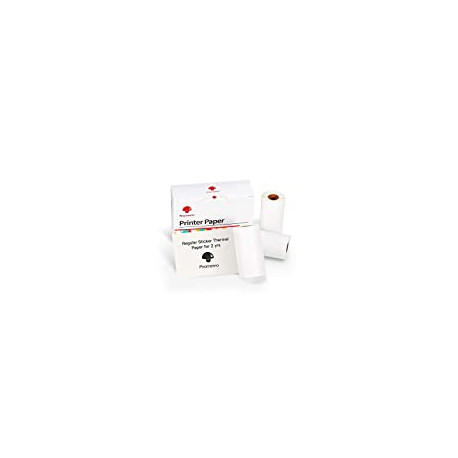 White Self-Adhesive Thermal Paper, Glossy Printable Sticker Paper for Phomemo M02/M02 Pro/M02S/M03