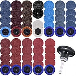 60 Pcs Sanding Discs Set 2 inches Quick Change Disc