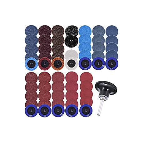 60 Pcs Sanding Discs Set 2 inches Quick Change Disc