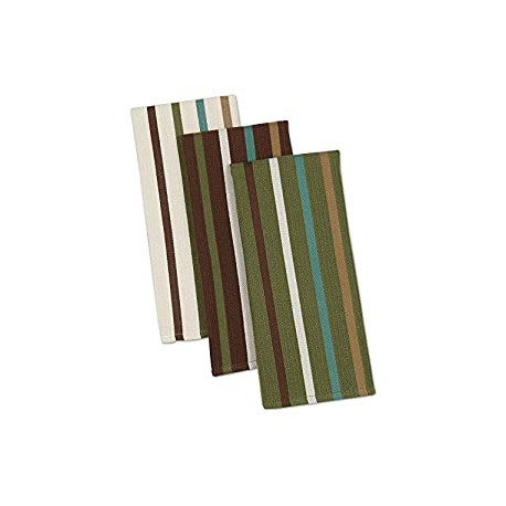 Pack 2 of Cotton Fall Holiday Dish Towels, 18x28" Set of 3