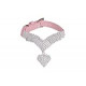 Dog Collar, Cute Bling Pet Puppy Cat Crystal Collars for Girls