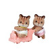 Calico Critters Hazelnut Chipmunk Twins (Style may Vary)