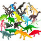 Toy 82 Piece Mini Dinosaur Toy Set for Dino Party Cupcake Toppers