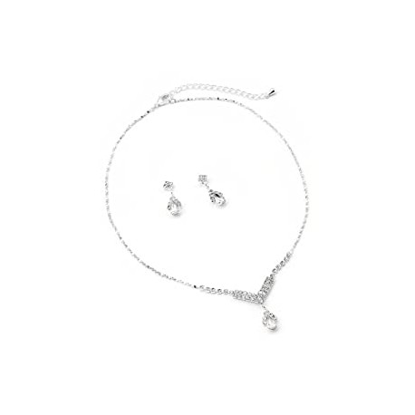 Silver Crystal Rhinestone Bridal Wedding Party