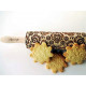 rolling pin. Wooden embossing rolling pin with folk flowers