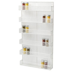 6 Tier Wall Mounted Spice Rack Organizer