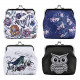 4 Packs Coin Purse Change Pouch Cute Assorted Pattern Clasp Closure Wallet Bag Gift (Flowers,Owl, Bird, Butterfly)