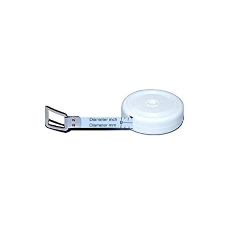 iaflex Diameter Tape for Logging, Trees, Pipes 3/8 Inchex x 6 feet / 10mm x 2 Meter Metric