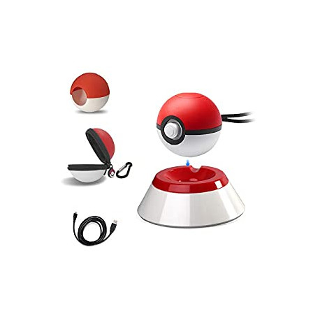 5 in 1 Pokeball Plus Charger Stand Charging Station Holder Fast Charging Cord Cable