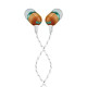 House of Marley Smile Jamaica Wired Noise Isolating Headphones with Microphone, Mint
