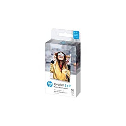 HP Sprocket 2x3" Premium Zink Sticky Back Photo Paper (50 Sheets)