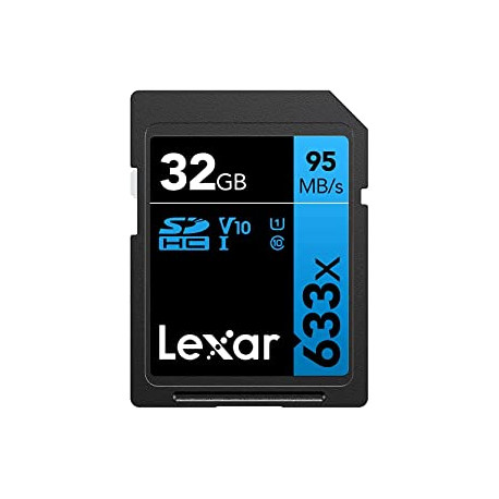 Lexar Professional 633x 32GB SDHC UHS-I Card, Up To 95MB/s Read