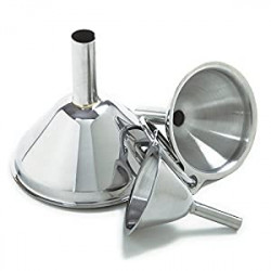 Stainless Steel Funnels, Set of 3