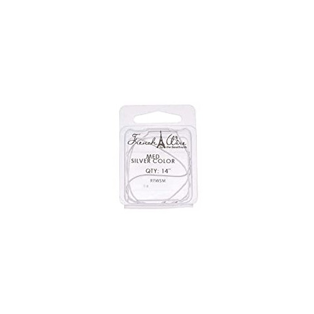 Medium French Wire Bullion, 14-Inch, Silver Arts Crafts