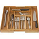 Utensil Flatware Dividers-Kitchen Drawer Organizer-Cutlery Holder, Bamboo