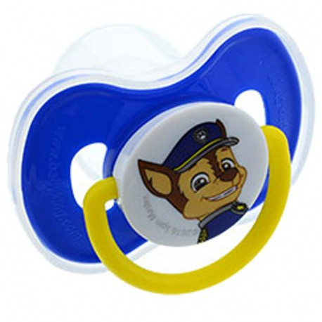 Paw Patrol pacifier with cover -- Blue/Chase