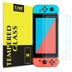 Nintendo Switch Screen Protector, TJS [Tempered Glass]
