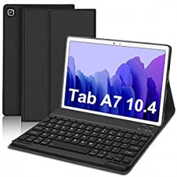 Case with Keyboard 10.4 Inch 2020(SM-T500/T505/T507), Thin Slim Folio Case with Detachable Wireless Keyboard