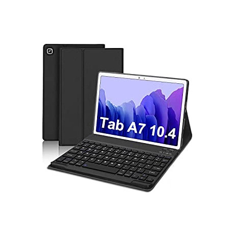 Case with Keyboard 10.4 Inch 2020(SM-T500/T505/T507), Thin Slim Folio Case with Detachable Wireless Keyboard