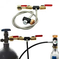 CO2 Cylinder Refill Adapter Bottle Connector CO2 Soda Maker Accessories G1/2