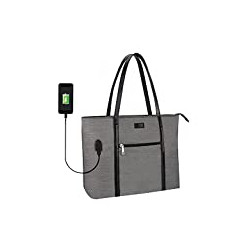 USB Teacher Bag Fits 15.6 Inch Laptop (15.6 Inch, A Gray)