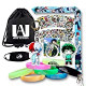 Gift Sets, Including Drawstring Bag Backpack, Lanyard, Cartoon Laptop Stickers