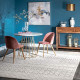 Area Rug, 5' x 7' 5", Grey/Off-white