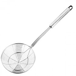 Kitchen Utensils Wire Strainer Pasta Strainer Spoon, 5.4 Inch