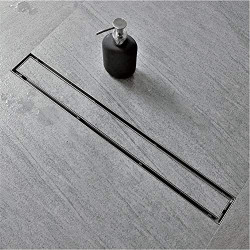 24-Inch Linear Shower Drain with Tile insert Grate