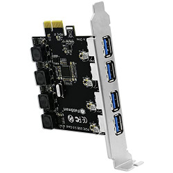 4 Ports USB 3.0 Super Fast 5Gbps PCI Express (PCIe)