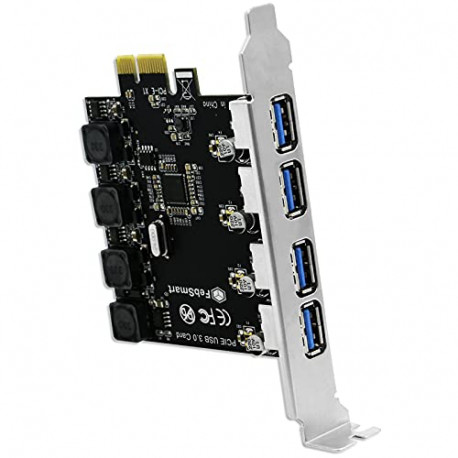 4 Ports USB 3.0 Super Fast 5Gbps PCI Express (PCIe)