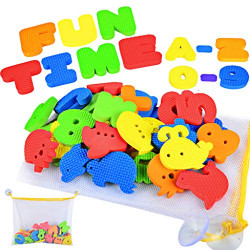 51 Pieces Baby Bath Toys, Esilient, Durable, Non-Toxic